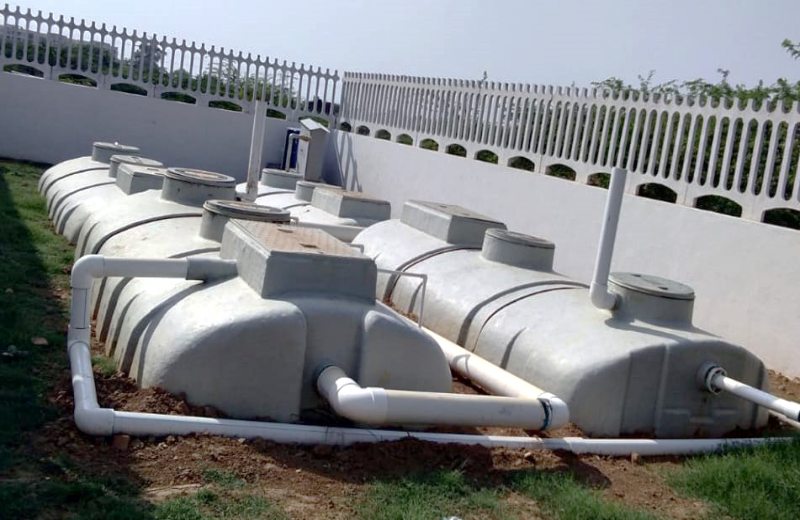 A 50 KLD Wastewater Treatment Plant installed at DDA park, Sultan Garhi